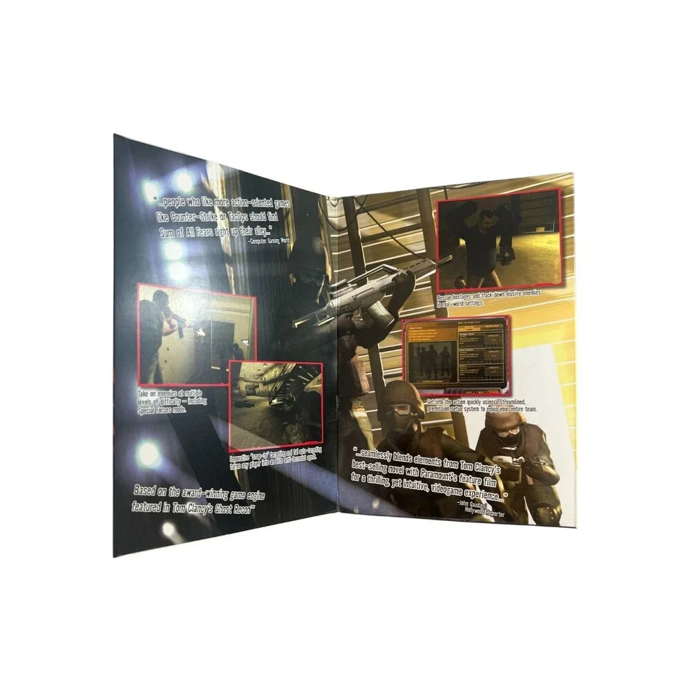 Tom Clancy Sum of All Fears PC 2002 Sealed Ubisoft